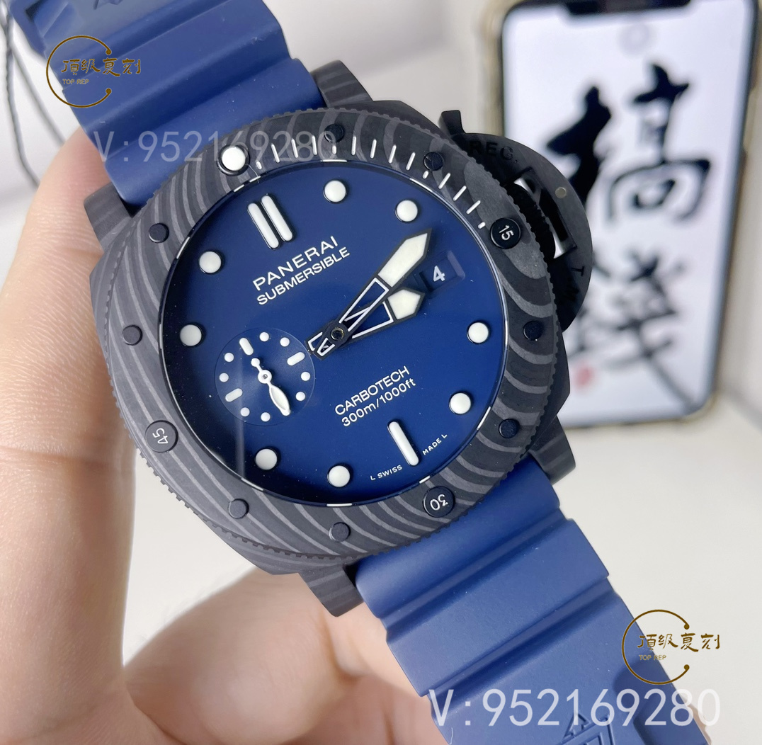 VS廠(SBF廠)沛納海pam01232碳纖維潛行系列腕表做工評測